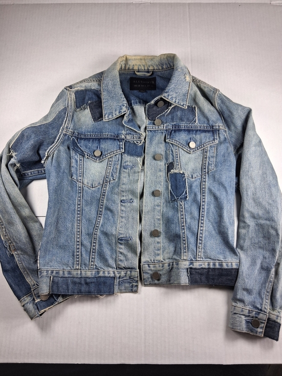 All Saints Jackets & Blazers - Allsaints Y2K Distressed Jean Jacket Womens Size U.S-8